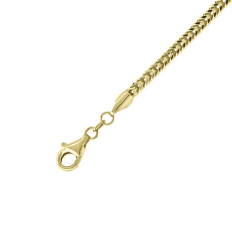 10kt-Hollow Franco Chain 080