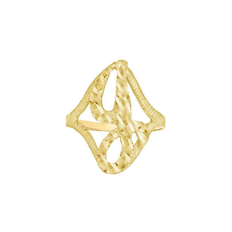 10Kt Initial Ring