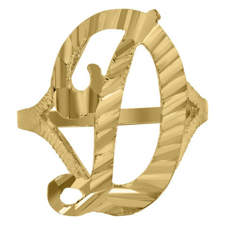 10Kt Initial Ring