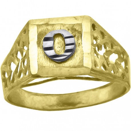 10Kt Initial Ring