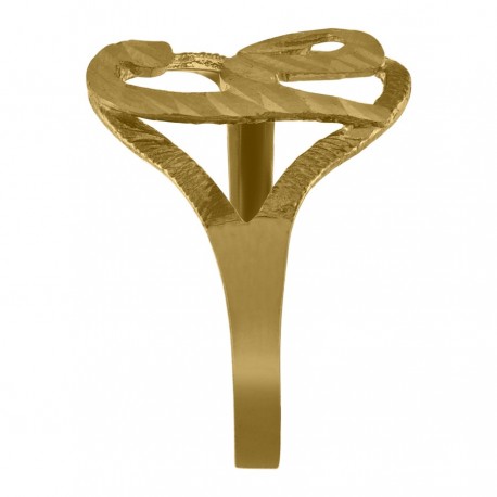 10Kt Initial Ring