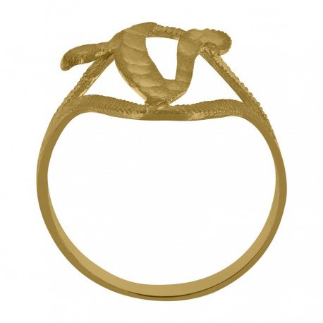 10Kt Initial Ring