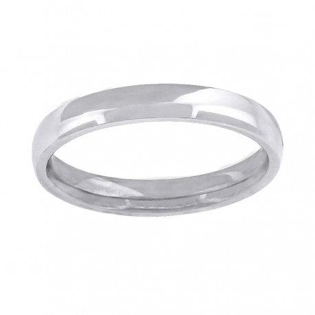 10KT WHITE GOLD COMFIT WEDDING BAND 3MM