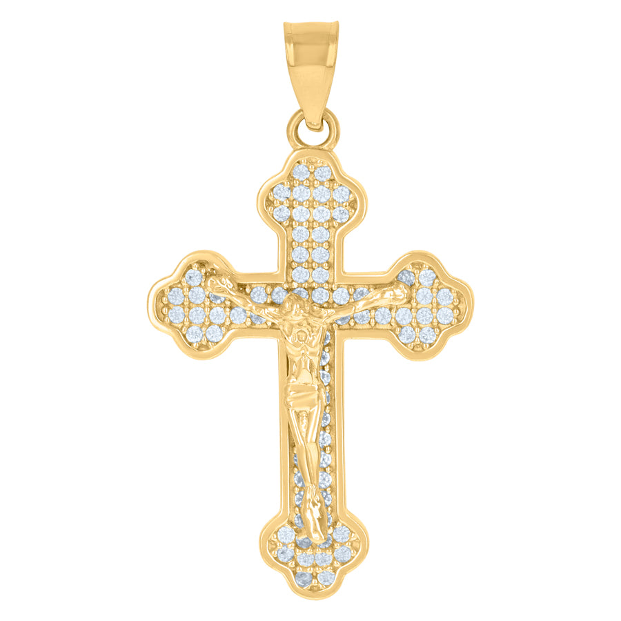 10Kt Gold Cz Pendant