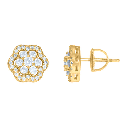 925 Sterling Silver CZ Earrings