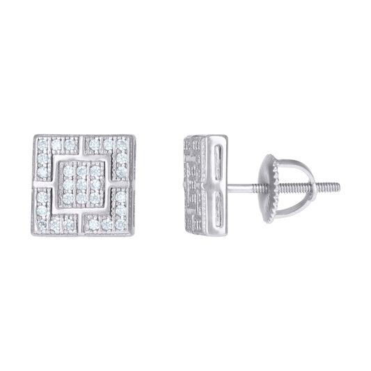 925 Sterling Silver CZ Earrings