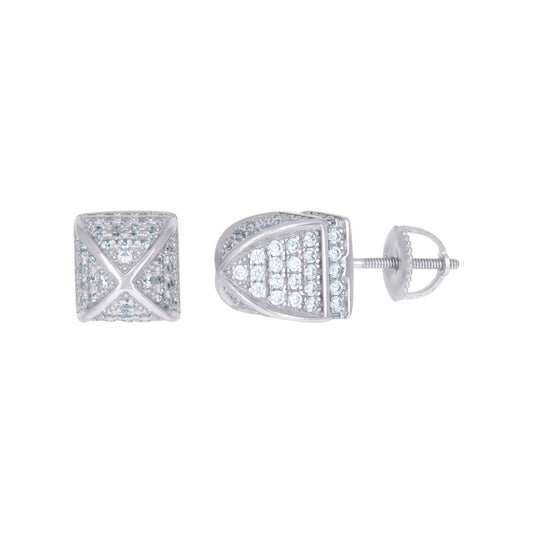 925 Sterling Silver CZ Earrings