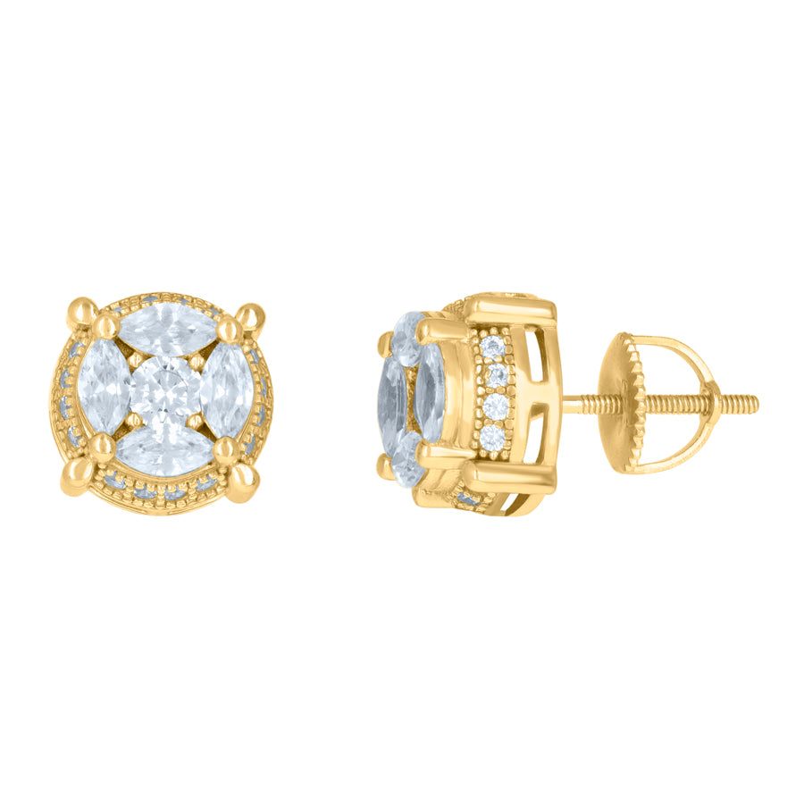 925 Sterling Silver CZ Earrings