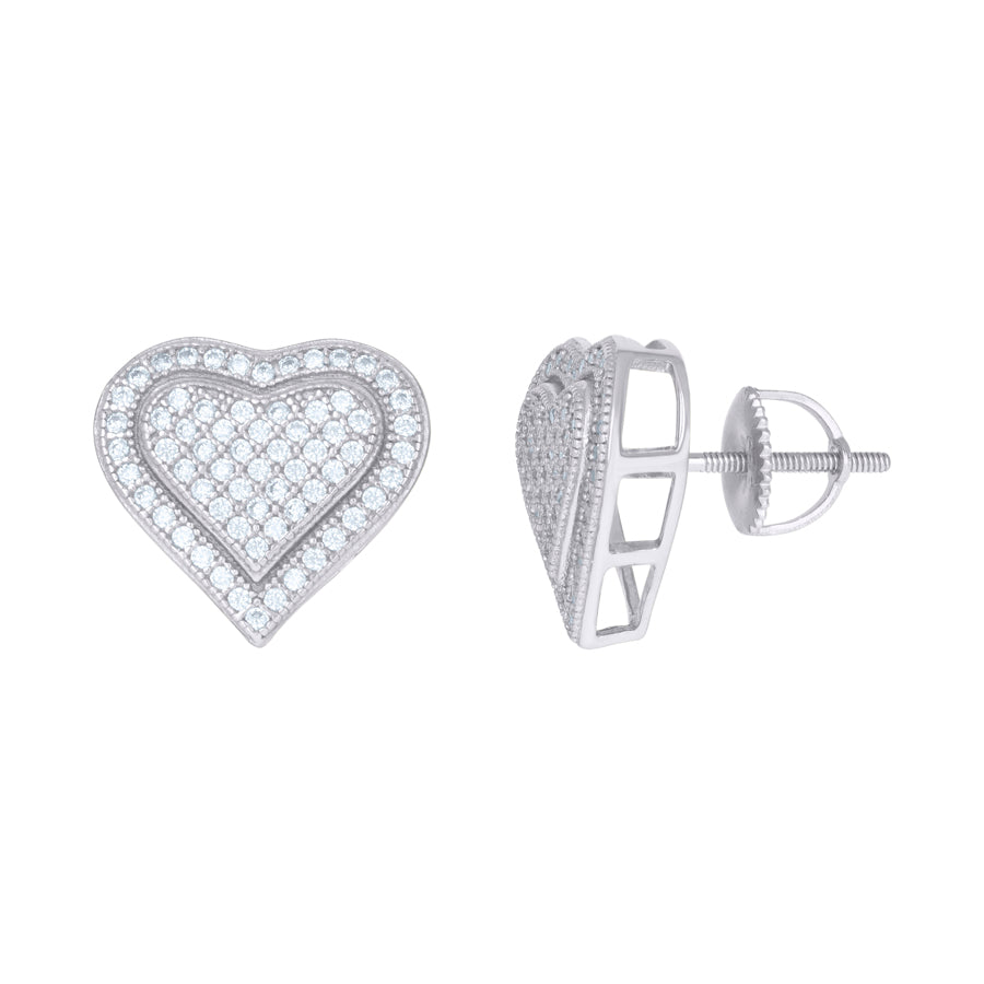 925 Sterling Silver CZ Earrings