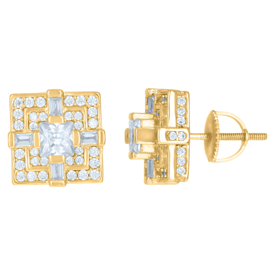 925 Sterling Silver CZ Earrings