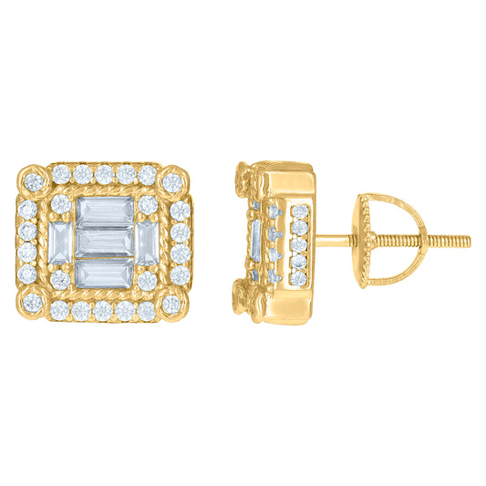 925 Sterling Silver CZ Earrings