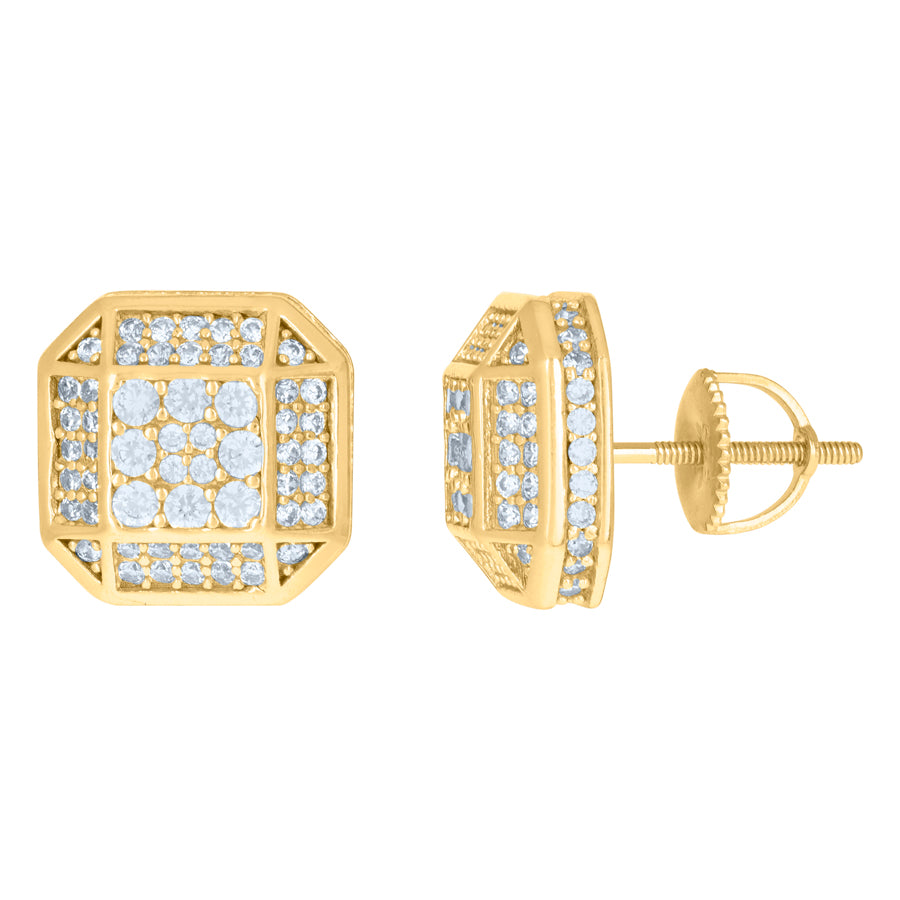 925 Sterling Silver CZ Earrings