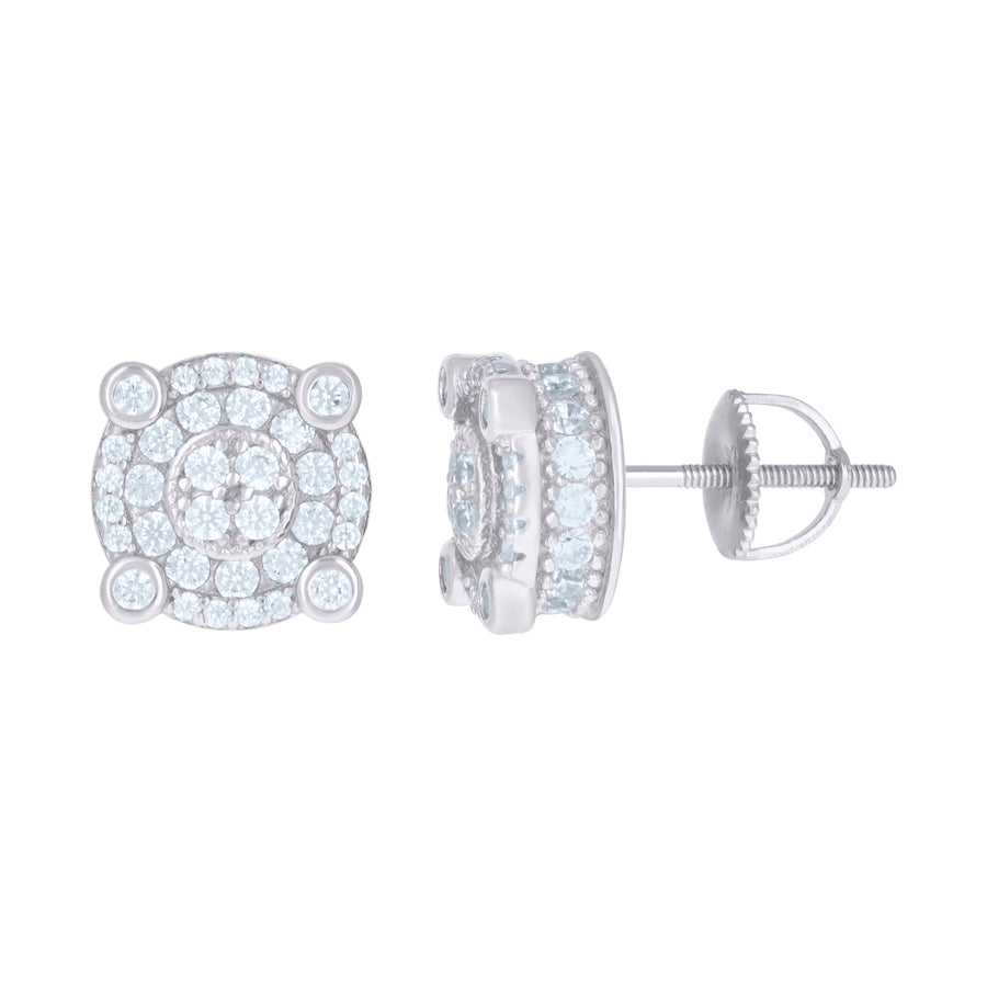 925 Sterling Silver CZ Earrings