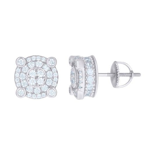 925 Sterling Silver CZ Earrings