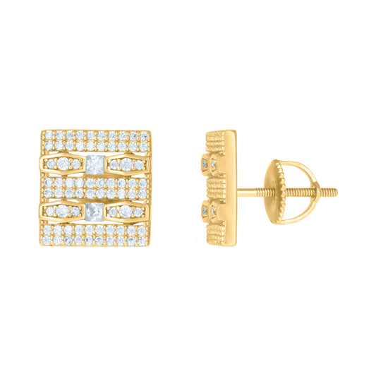 925 Sterling Silver CZ Earrings