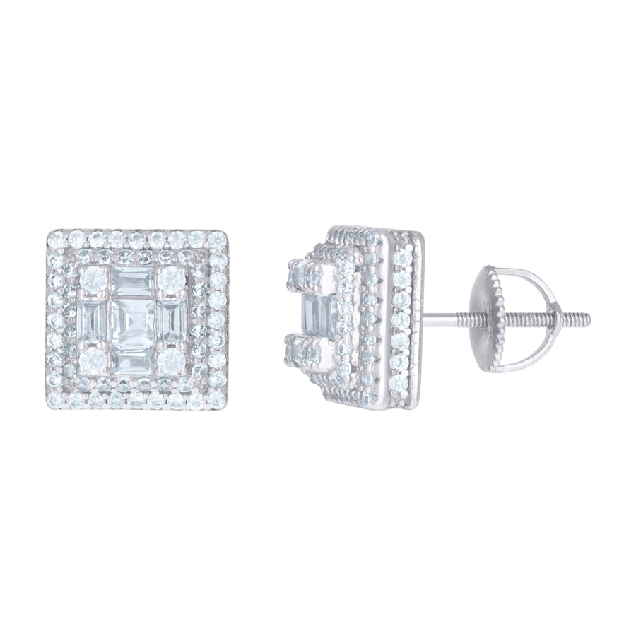 925 Sterling Silver CZ Earrings