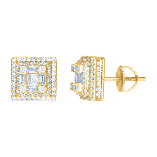 925 Sterling Silver CZ Earrings