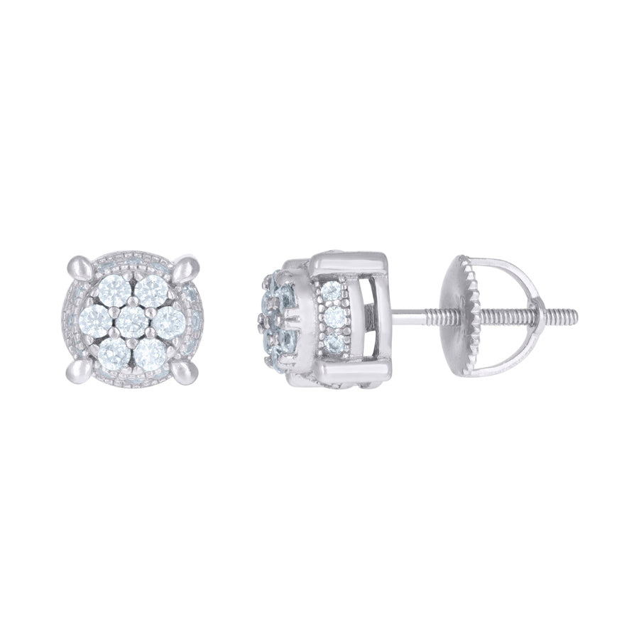 925 Sterling Silver CZ Earrings