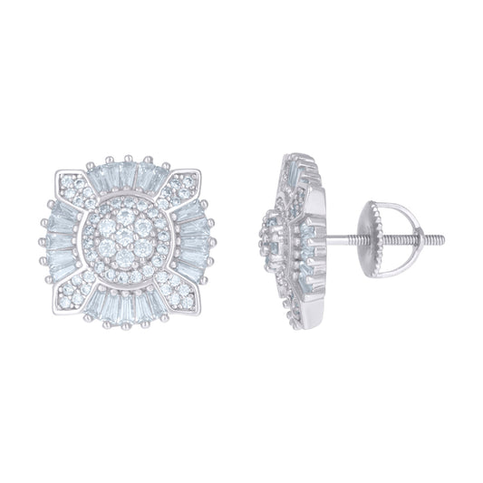 925 Sterling Silver CZ Earrings