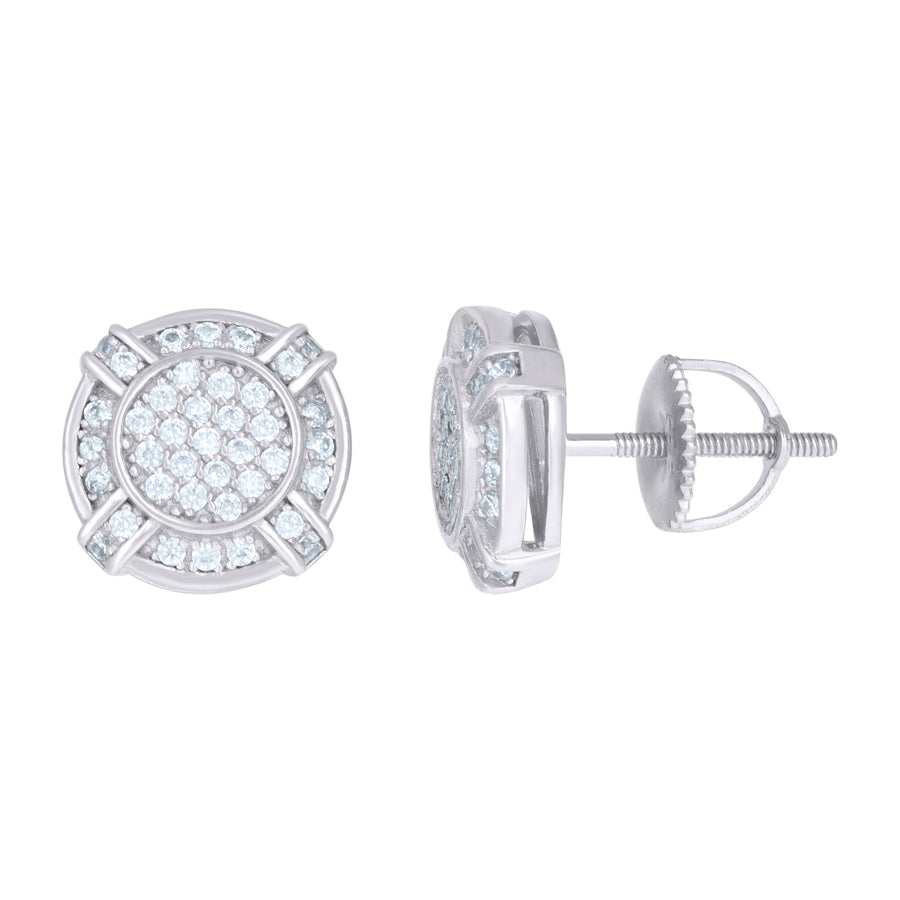 925 Sterling Silver CZ Earrings