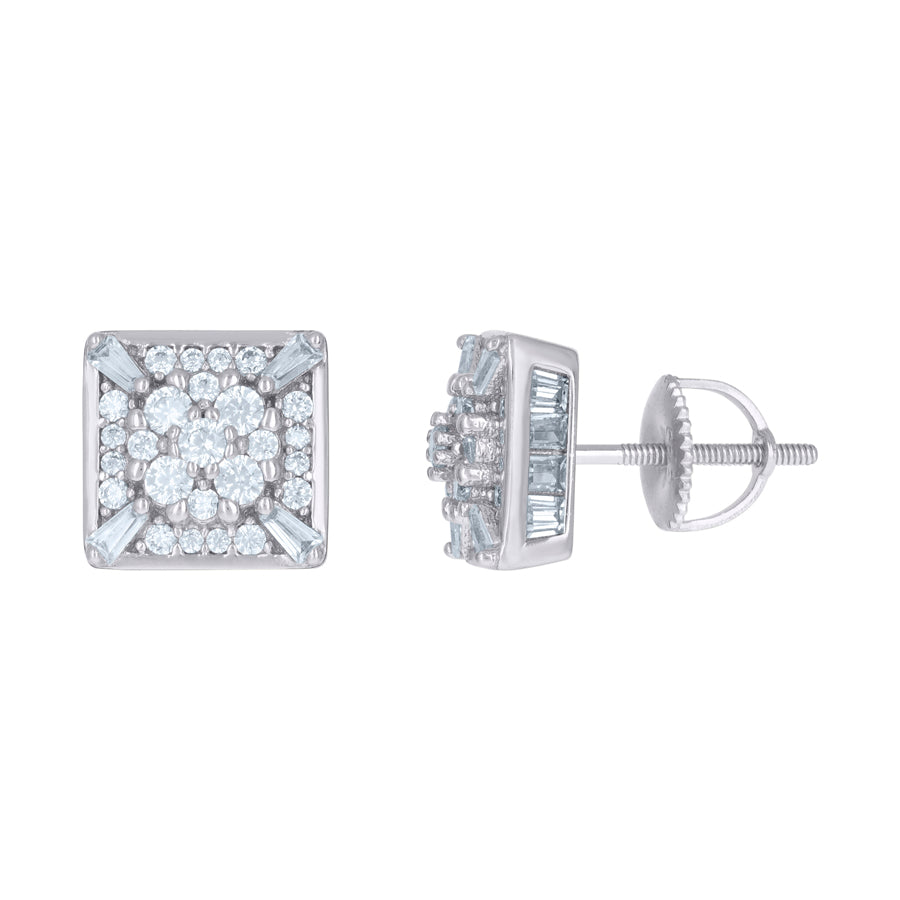 925 Sterling Silver CZ Earrings
