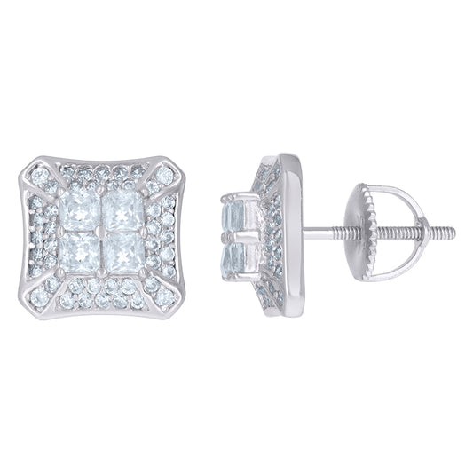 925 Sterling Silver CZ Earrings