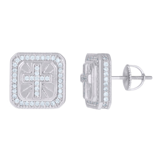 925 Sterling Silver CZ Earrings