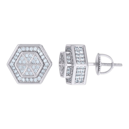 925 Sterling Silver CZ Earrings
