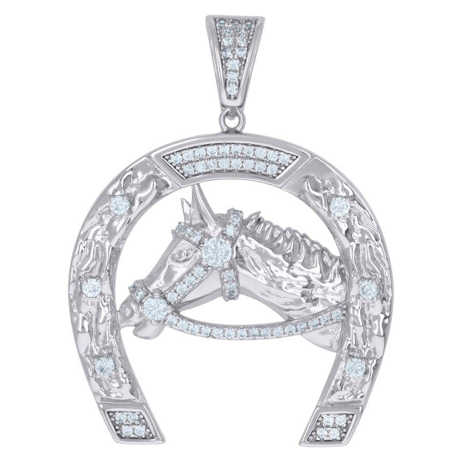 925 Sterling Silver CZ Pendant