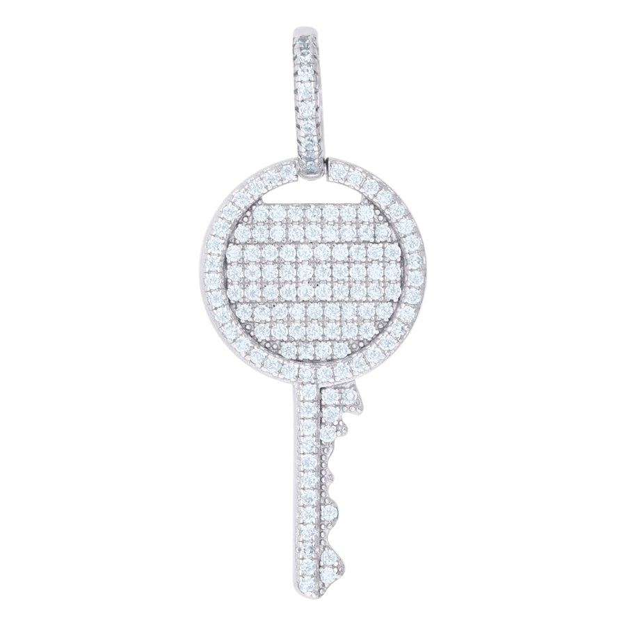 925 Sterling Silver CZ Pendant