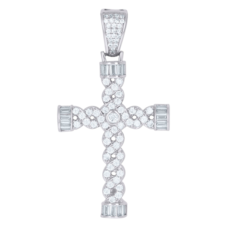 925 Sterling Silver CZ Pendant
