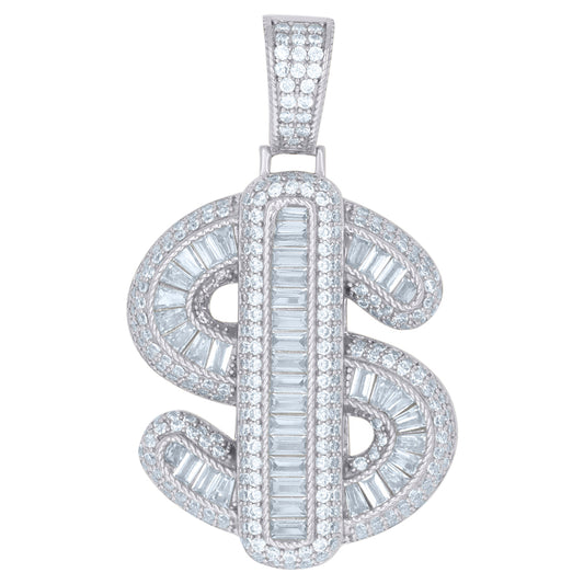 925 Sterling Silver CZ Pendant