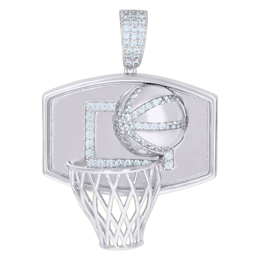925 Sterling Silver CZ Pendant