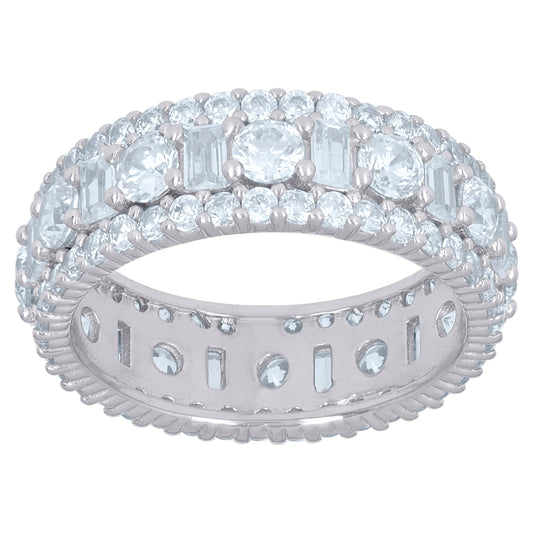 925 Sterling Silver Cz Ring