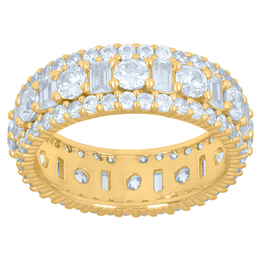 925 Sterling Silver Cz Ring