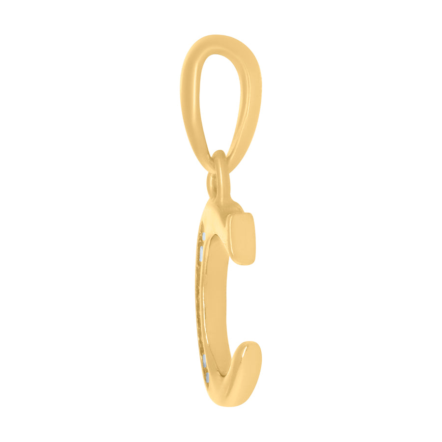 925 Sterling Silver Initial"C" Pendant