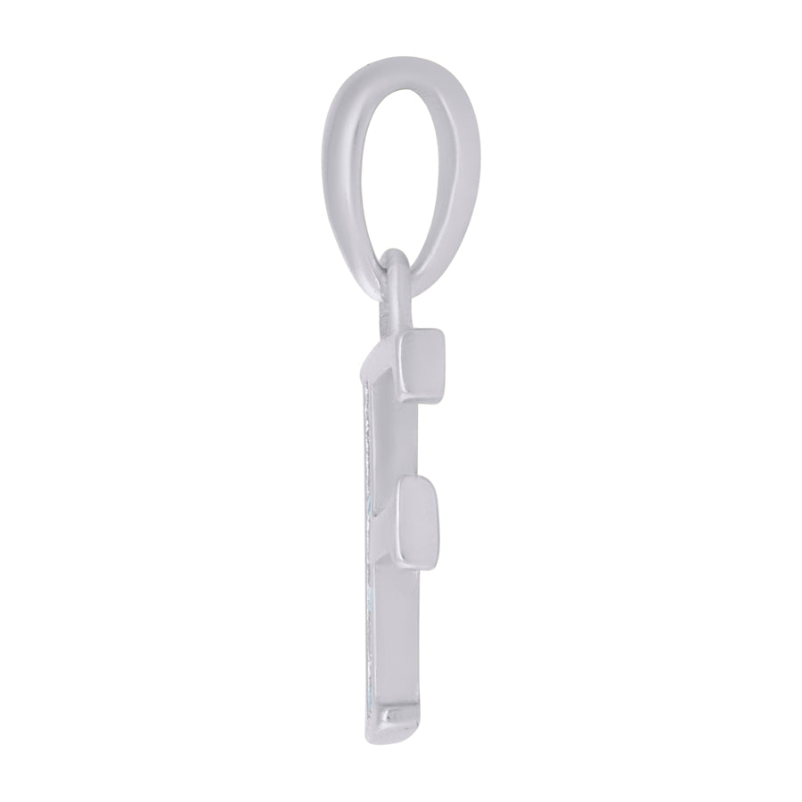 925 Sterling Silver Initial"F" Pendant