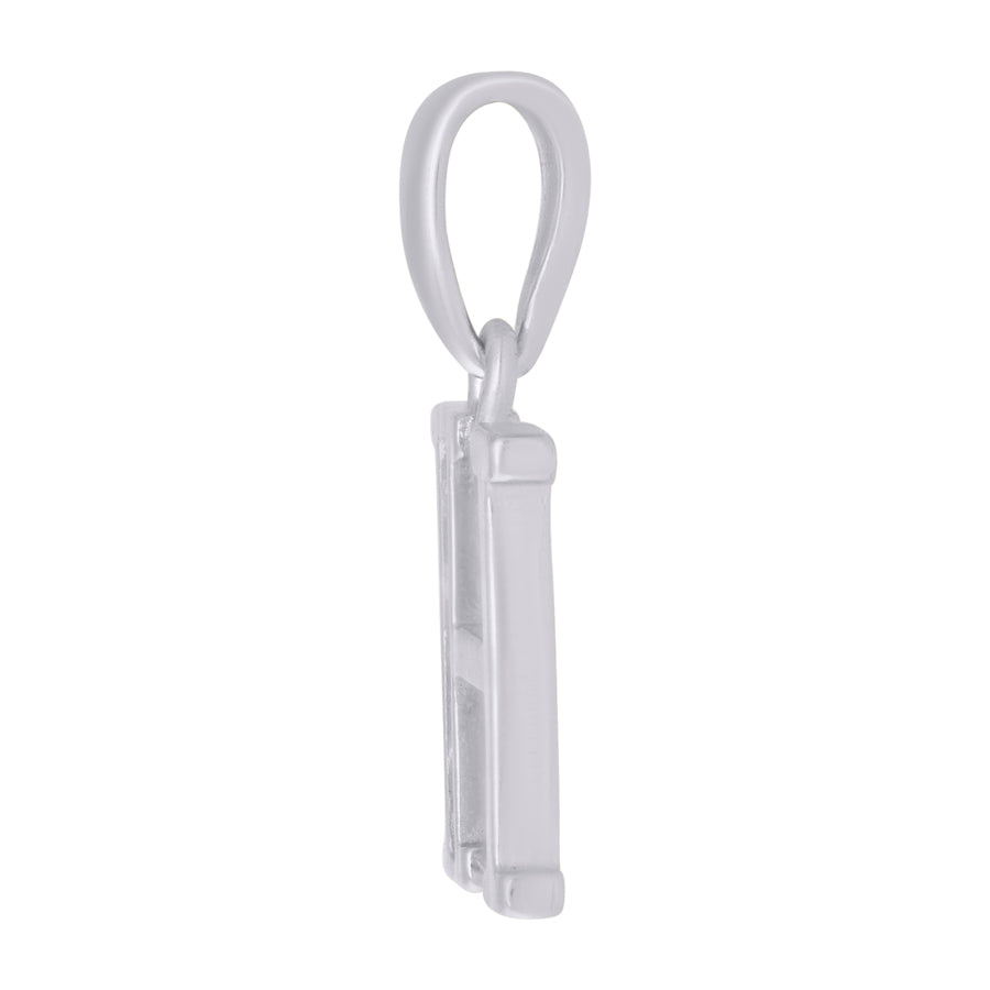925 Sterling Silver Initial"H" Pendant