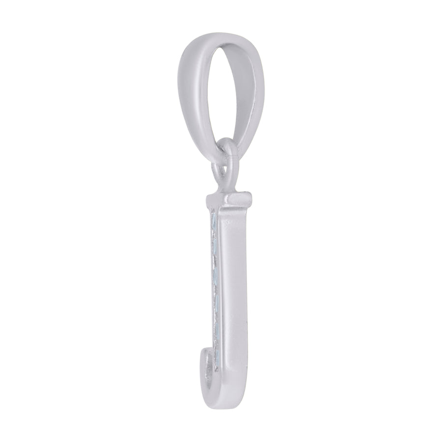 925 Sterling Silver Initial"J" Pendant