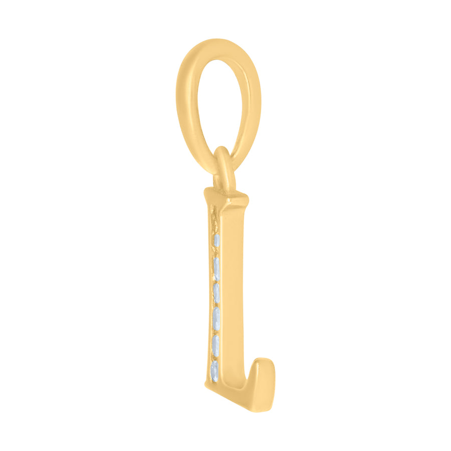 925 Sterling Silver Initial"L" Pendant