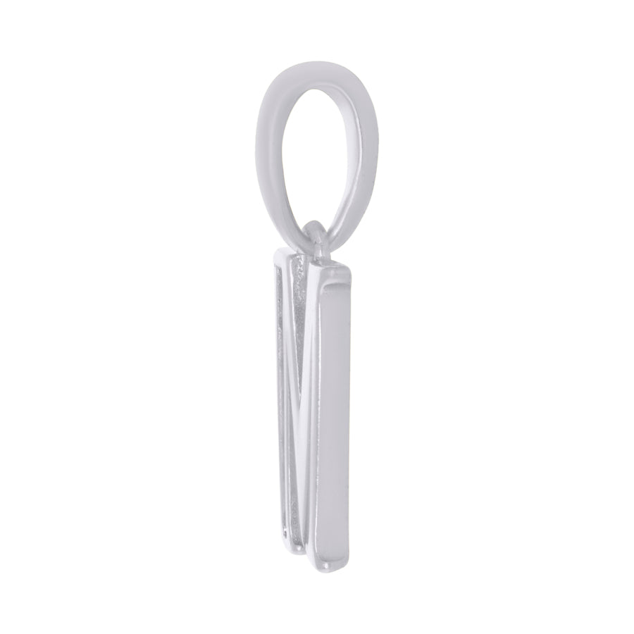 925 Sterling Silver Initial"M" Pendant