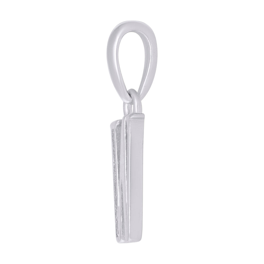 925 Sterling Silver Initial"W" Pendant