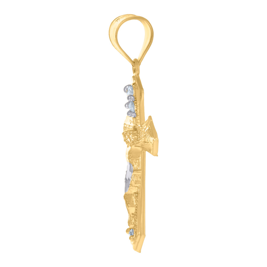 10Kt Gold Cz Pendant