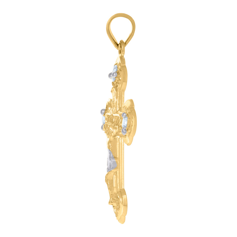 10Kt Gold Cz Pendant