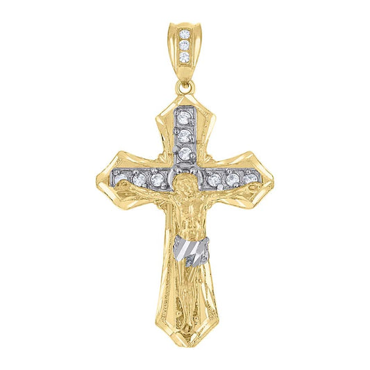 10Kt Gold Cz Pendant