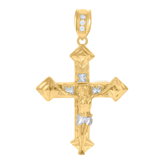 10Kt Gold Cz Pendant