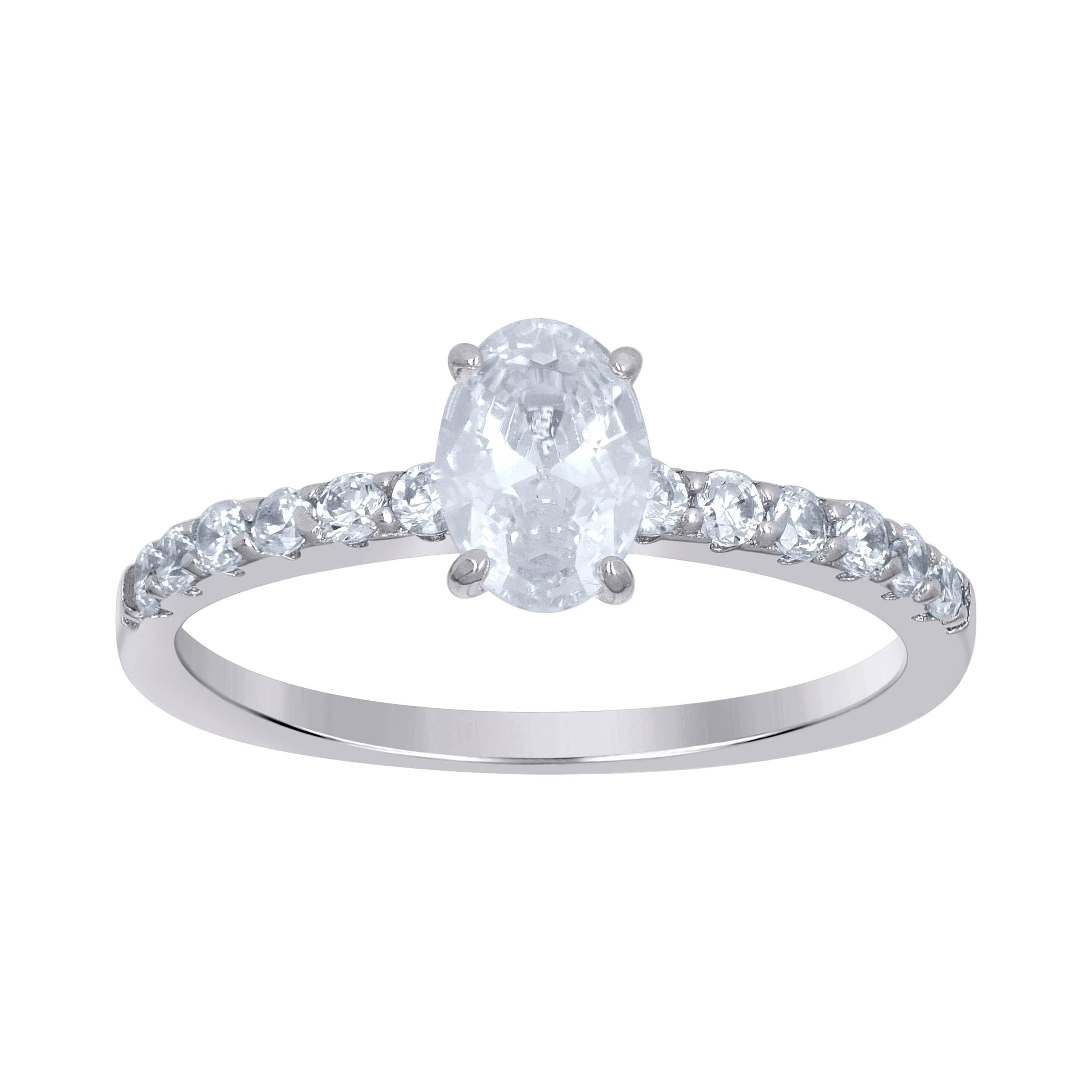 925 Sterling Silver Solitaire Ring