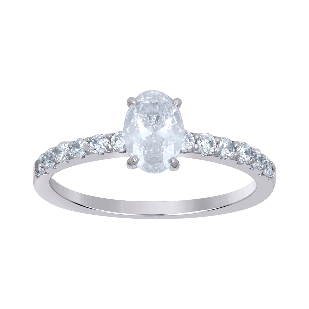 925 Sterling Silver Solitaire Ring