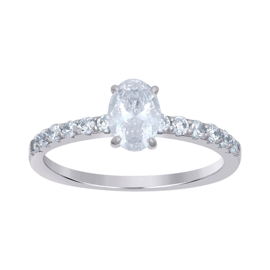 925 Sterling Silver Solitaire Ring
