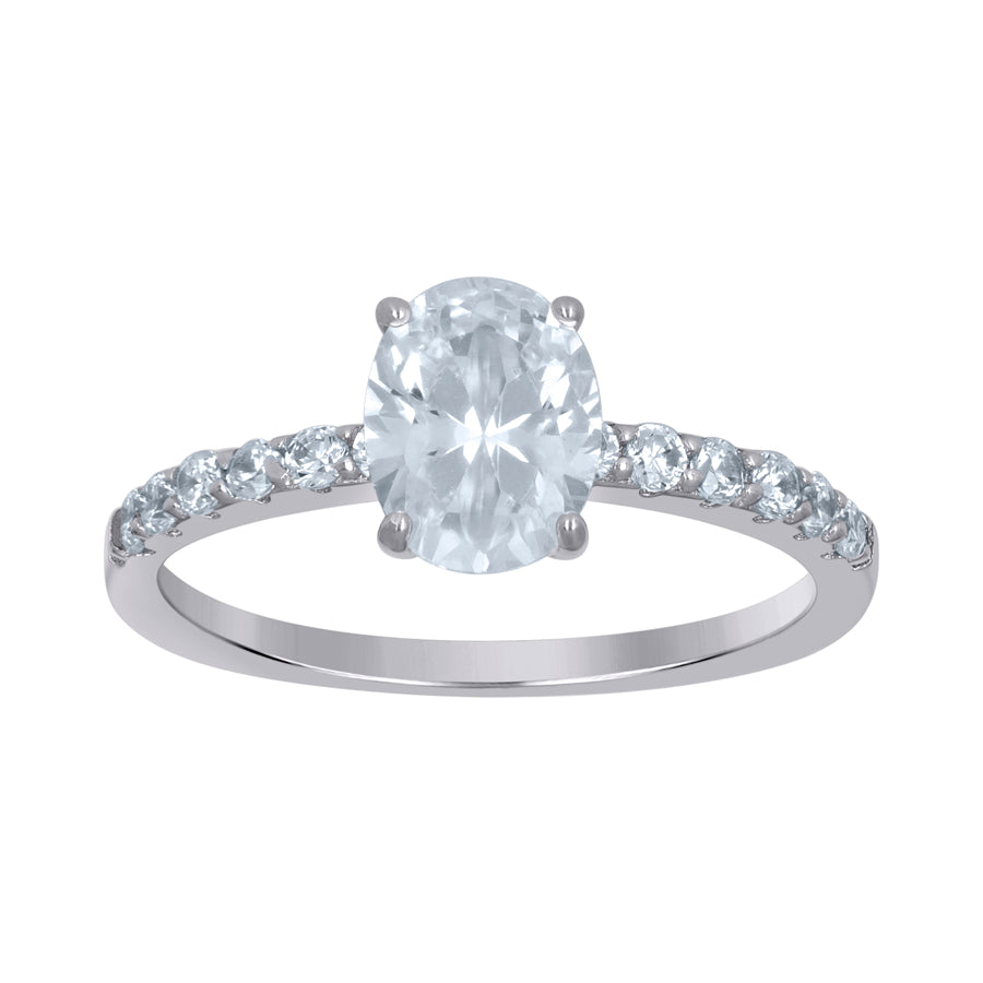 925 Sterling Silver Solitaire Ring